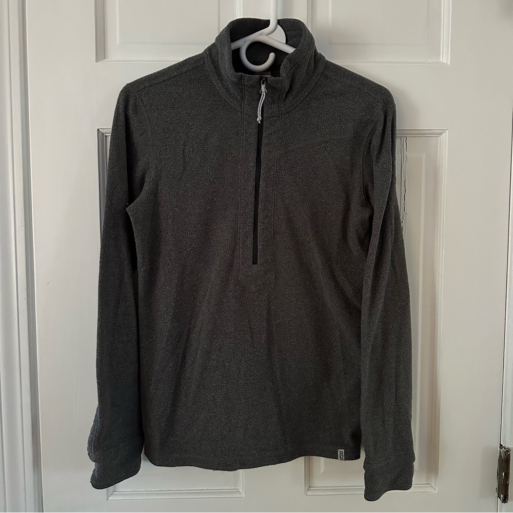 Stio Gray Quarter Zip Pullover Size S